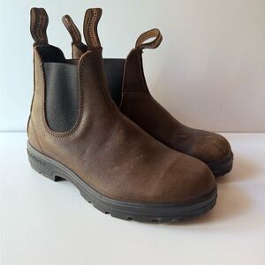 Blundstone Antique Brown Leather Boots Mens 4/ Womens 6